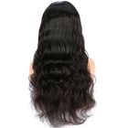100% 자연적인 사람의 모발 레이스 정면 가발/오래 흑인 여성을 위한 머리 가발